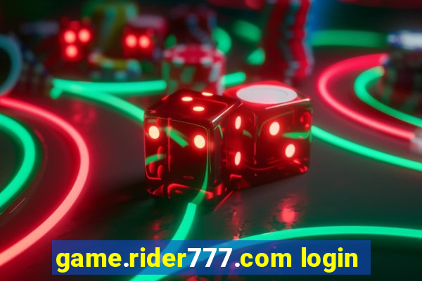 game.rider777.com login